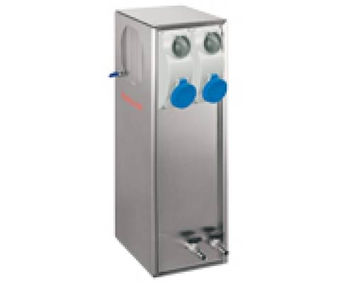Tháp Pháo Cho Đầu Cầu Cảng Bằng Thép Không Gỉ AISI 316L với 4 Ổ Cắm Liên Động Và 4 Vòi